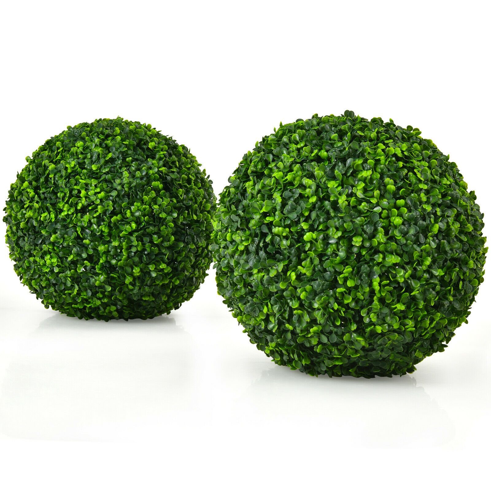 2pcs Artificial Topiary Balls Faux Decoration Plant